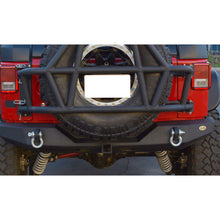 Cargar imagen en el visor de la galería, DV8 Offroad 07-18 Jeep Wrangler JK Steel Full Length Rear Bumper