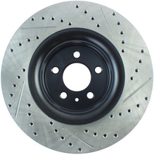 Load image into Gallery viewer, StopTech Slotted &amp; Drilled Sport Brake Rotor - 2015 Ford Mustang Non-Brembo - Front Right