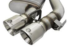 Cargar imagen en el visor de la galería, aFe MACHForce XP 3in 304 SS Axle-Back Dual Exhaust (NPP) w/ Polished Tips 16-17 Camro SS V8-6.2L