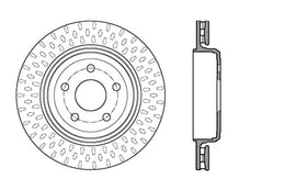 StopTech 12-15 Jeep Cherokee SRT8 Sport Slotted & Drilled Rear Driver Side Brake Rotor