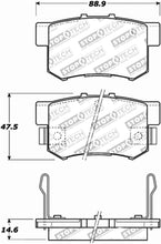 Cargar imagen en el visor de la galería, StopTech Performance 00-09 Honda S2000 / 92-07 Accord / 04-10 Acura TSX / 02-06 RSX Rear Brake Pads