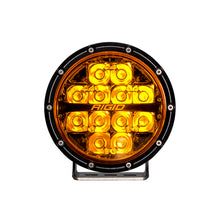 Cargar imagen en el visor de la galería, Rigid Industries 360-Series 6in SAE Fog w/ Amber PRO Lens - White (Pair)