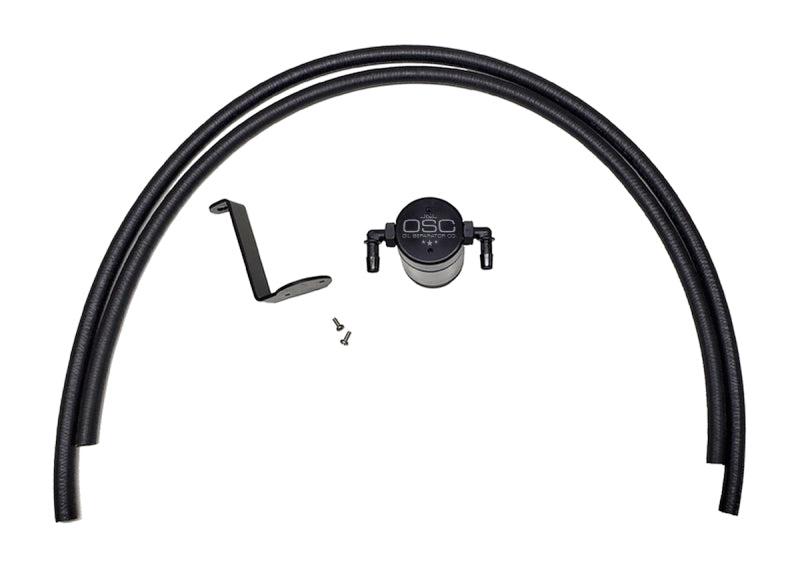 J&L 2005-2019 Nissan Frontier 4L Oil Separator 3.0 - Black Anodized