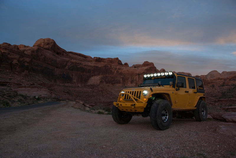 KC HiLiTES 07-18 Jeep JK 50in Pro6 Gravity LED 8-Light Light Bar System (160W Combo Beam)