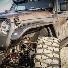 Cargar imagen en el visor de la galería, Westin 18-20 Jeep Wrangler JL / 20 Gladiator Tube Fenders - Front - Textured Black