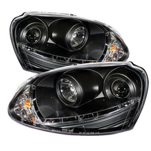 Cargar imagen en el visor de la galería, Spyder Volkswagen GTI 06-09/Jetta 06-09 Halogen Model Only - DRL Black PRO-YD-VG06-DRL-BK