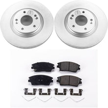 Cargar imagen en el visor de la galería, Power Stop 17-19 Hyundai Elantra Front Z17 Evolution Geomet Coated Brake Kit