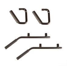 Cargar imagen en el visor de la galería, Rugged Ridge Steel Grab Handles F/R Kit Black 07-18 Jeep Wrangler JK/JKU