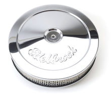 Cargar imagen en el visor de la galería, Edelbrock Air Cleaner Pro-Flo Series Round Steel Top Paper Element 10In Dia X 3 5In Chrome