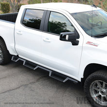 Cargar imagen en el visor de la galería, Westin 2019 Chevrolet Silverado/Sierra 1500 (5.5ft) Drop Wheel to Wheel Nerf Step Bars - Txt Black