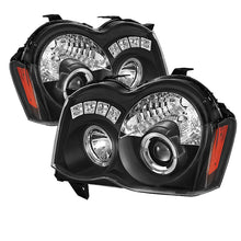 Cargar imagen en el visor de la galería, Spyder Jeep Grand Cherokee 08-10 Projector Headlights LED Halo LED Blk Low 9006 PRO-YD-JGC08-HL-BK