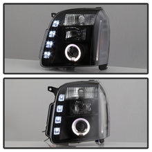 Cargar imagen en el visor de la galería, Spyder GMC Yukon 07-14/GMC Yukon Denali 07-14Projector Headlights LED Halo LED Blk PRO-YD-GY07-HL-BK