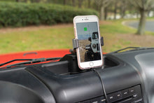 Cargar imagen en el visor de la galería, Rugged Ridge Dash Multi-Mount Charging Phone Kit 11-18 JK