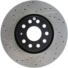 Cargar imagen en el visor de la galería, StopTech Slotted &amp; Drilled Sport Brake Rotor