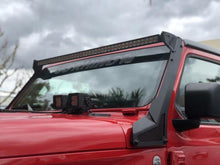 Cargar imagen en el visor de la galería, Go Rhino 18-20 Jeep Wrangler JL/JLU/Gladiator JT XE Windshield Light Bar Mount - 50in Single Row
