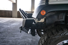Load image into Gallery viewer, DV8 Offroad 07-18 Jeep Wrangler JK/JL FS-12 Mid Length Steel Front Bumper w/ Fog Lights