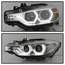 Cargar imagen en el visor de la galería, Spyder 12-14 BMW F30 3 Series 4DR Projector Headlights - LED DRL - Chrome (PRO-YD-BMWF3012-DRL-C)