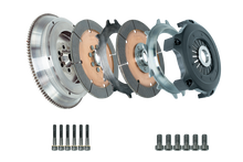 Cargar imagen en el visor de la galería, DKM Clutch 11-13 BMW 135i 215mm Ceramic Twin Disc MRX Clutch Kit w/Flywheel (850 ft/lbs Torque)