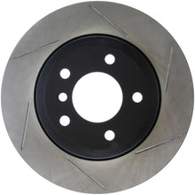 Cargar imagen en el visor de la galería, StopTech Power Slot 08-09 BMW 135i Coupe Rear Left Slotted Rotor