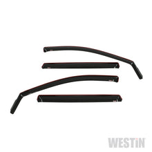 Cargar imagen en el visor de la galería, Westin 2013-2018 Nissan Pathfinder Wade In-Channel Wind Deflector 4pc - Smoke