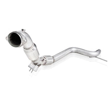 Cargar imagen en el visor de la galería, Stainless Works 2015-16 Mustang Downpipe 3in High-Flow Cats Factory Connection