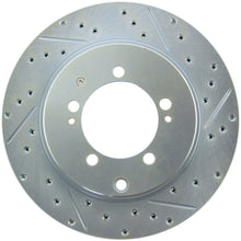 Cargar imagen en el visor de la galería, StopTech Select Sport Drilled &amp; Slotted Rotor - Front Right