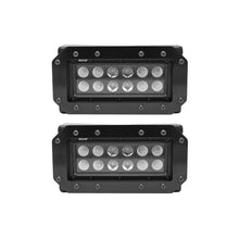 Cargar imagen en el visor de la galería, Westin HDX Flush Mount B-FORCE LED Light Kit (Set of 2) w/wiring harness - Black