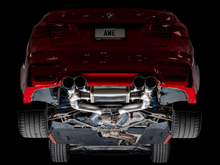 Cargar imagen en el visor de la galería, AWE Tuning BMW F8X M3/M4 Track Edition Catback Exhaust - Chrome Silver Tips