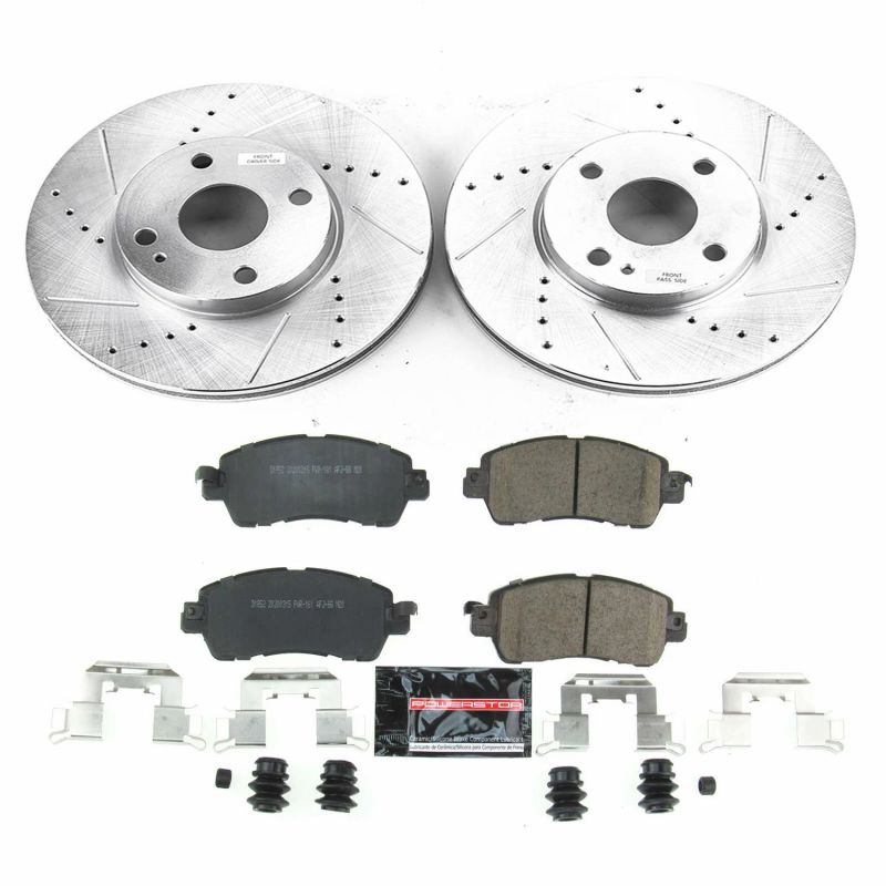 Power Stop 2016 Scion iA Front Z23 Evolution Sport Brake Kit