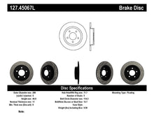 Cargar imagen en el visor de la galería, StopTech 04-10 Mazda3 Slotted &amp; Drilled Left Rear Rotor