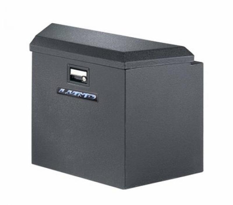 Lund Universal Aluminum Trailer Tongue Storage Box - Black