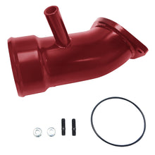 Cargar imagen en el visor de la galería, Wehrli 17-19 Chevrolet 6.6L L5P Duramax 3.5in Intake Horn w/PCV Port - WCFab Red