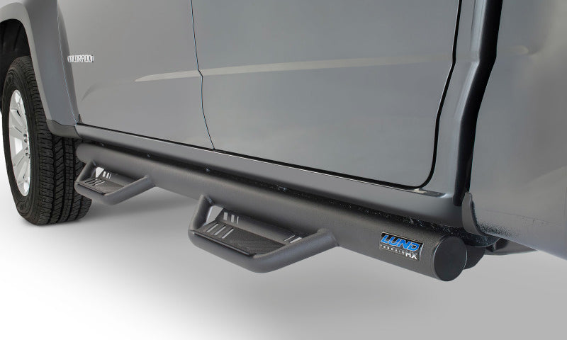 Lund 07-17 Toyota Tundra CrewMax Terrain HX Step Nerf Bars - Black