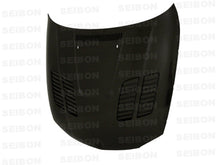 Cargar imagen en el visor de la galería, Seibon 08-11 BMW 1 Series (E81/E82) 2DR/HB GTR-Style Carbon Fiber Hood