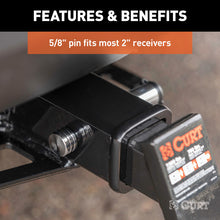 Load image into Gallery viewer, Curt 5/8in Hitch Lock (2in Receiver Barbell Chrome)