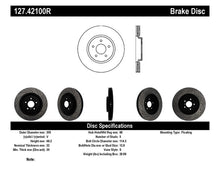 Cargar imagen en el visor de la galería, StopTech Infiniti G37 / Nissan 370Z SportStop Slotted &amp; Drilled Front Right Rotor