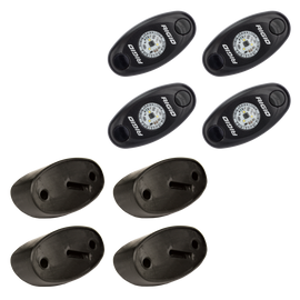 Rigid Industries Rock Light Kit- Red (4 lights)