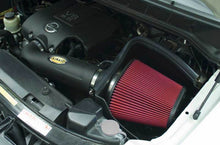 Cargar imagen en el visor de la galería, Airaid 04-13 Nissan Titan/Armada 5.6L MXP Intake System w/ Tube (Oiled / Red Media)