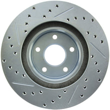 Cargar imagen en el visor de la galería, StopTech Select Sport 13-15 Subaru BRZ Slotted / Drilled Left Front Rotor