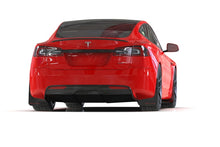 Cargar imagen en el visor de la galería, Rally Armor 21-26 Tesla Model S / S Plaid Black UR Mud Flap w/Red Logo