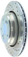 Cargar imagen en el visor de la galería, StopTech Select Sport 02-06 BMW M3 Slotted &amp; Drilled Rear Left Rotor