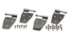 Cargar imagen en el visor de la galería, Kentrol 87-95 Jeep Wrangler YJ Door Hinge Set 4 Pieces - Polished Silver