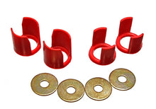 Cargar imagen en el visor de la galería, Energy Suspension 89-94 Nissan 240SX (S13) Red Rear Subframe Insert Set - a supplement to the subfra