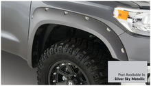 Cargar imagen en el visor de la galería, Bushwacker 16-18 Toyota Tundra Fleetside Pocket Style Flares 4pc 66.7/78.7/97.6in Bed - Silver Sky