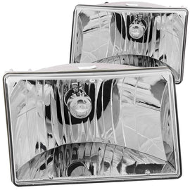 ANZO 1993-1998 Jeep Grand Cherokee Crystal Headlights Chrome