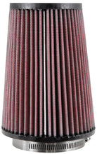 Cargar imagen en el visor de la galería, K&amp;N Universal Rubber Filter Round Tprd 3.313in Flange ID x 4.75in Base OD x 3.5in Top OD x 6.5in H