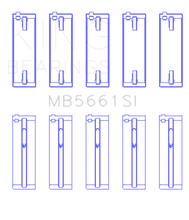 Cargar imagen en el visor de la galería, King Engine Bearings Volkswagen AMB/BYK/BBX Silicon Bi-Metal Aluminum Main Bearing Set - Size STD