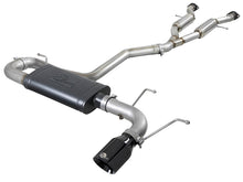 Cargar imagen en el visor de la galería, aFe Large Bore HD 3in 304 SS Cat-Back Exhaust w/ Black Tips 14-19 Jeep Grand Cherokee (WK2) V6-3.6L