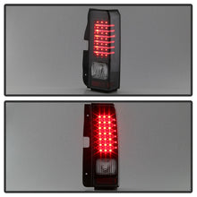 Cargar imagen en el visor de la galería, Xtune Hummer H3 06-09 ( Non H3T ) LED Tail Lights Black ALT-ON-HH306-LED-BK