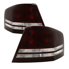 Cargar imagen en el visor de la galería, Xtune Dodge Avenger 2008-2010 OEM Style Tail Lights Dark Red ALT-JH-DA08-OE-RSM